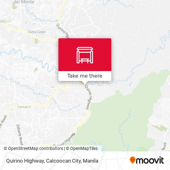 Quirino Highway, Calcoocan City map