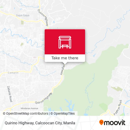 Quirino Highway, Calcoocan City map