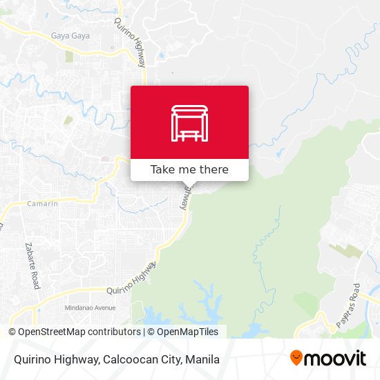 Quirino Highway, Calcoocan City map