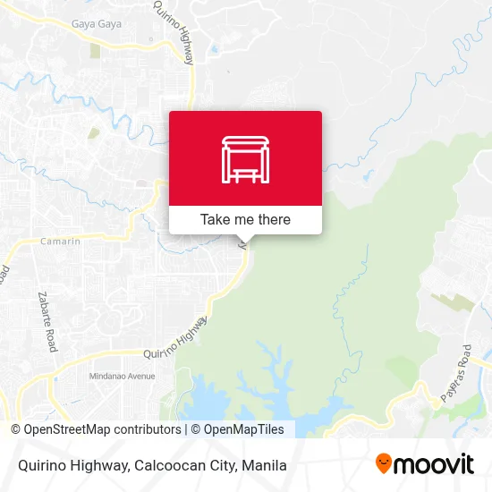Quirino Highway, Calcoocan City map
