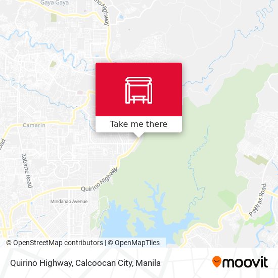 Quirino Highway, Calcoocan City map