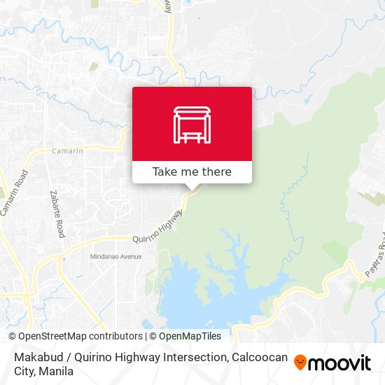 Makabud / Quirino Highway Intersection, Calcoocan City map