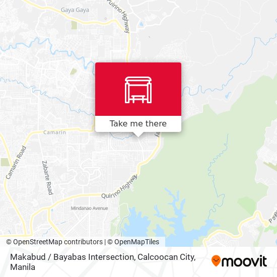 Makabud / Bayabas Intersection, Calcoocan City map
