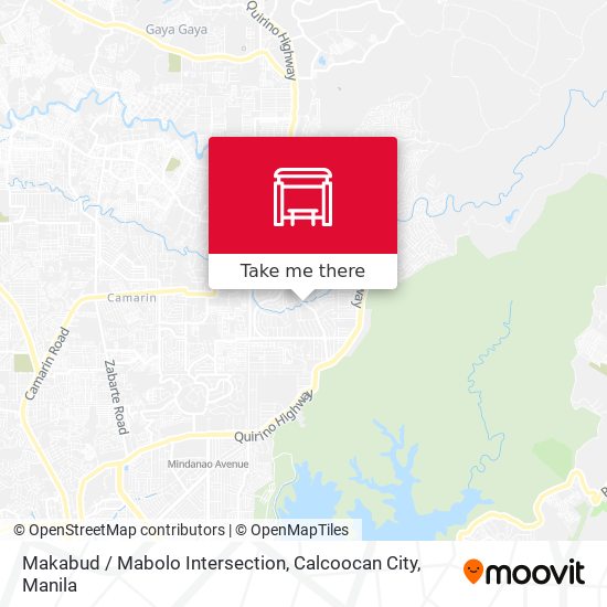 Makabud / Mabolo Intersection, Calcoocan City map