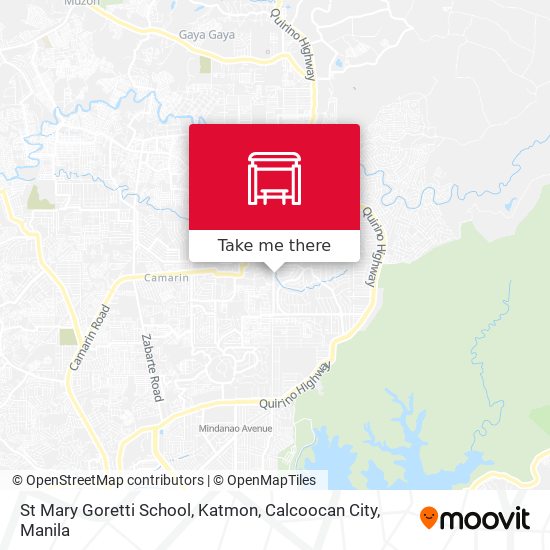 St Mary Goretti School, Katmon, Calcoocan City map