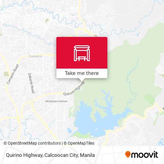 Quirino Highway, Calcoocan City map