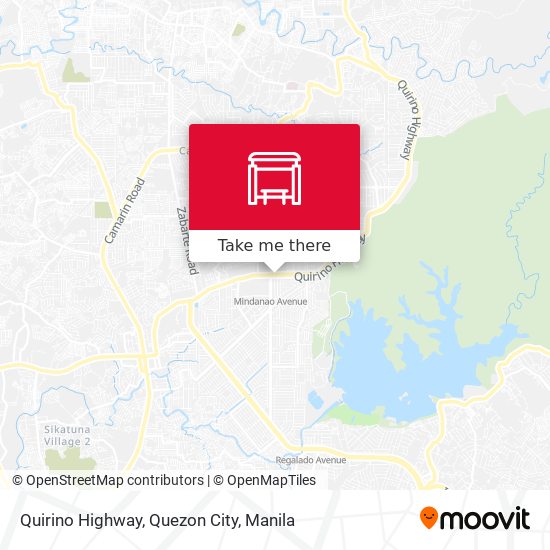 Quirino Highway, Quezon City map