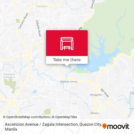 Ascencion Avenue / Zagala Intersection, Quezon City map