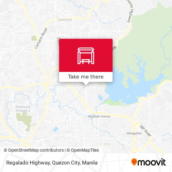 Regalado Highway, Quezon City map