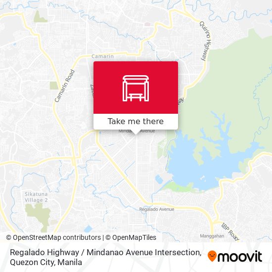 Regalado Highway / Mindanao Avenue Intersection, Quezon City map