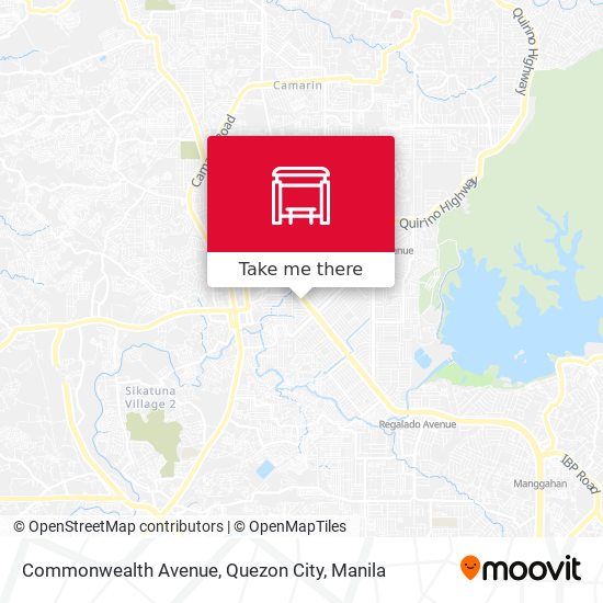 Commonwealth Avenue, Quezon City map