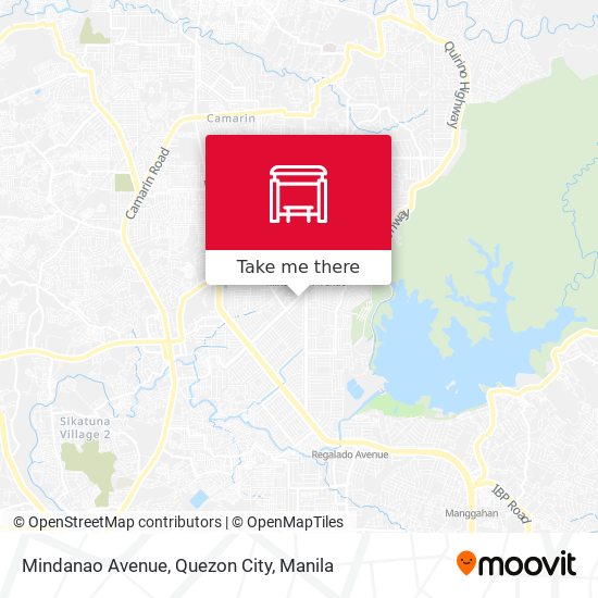 Mindanao Avenue, Quezon City map