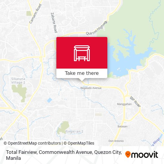 Total Fairview, Commonwealth Avenue, Quezon City map