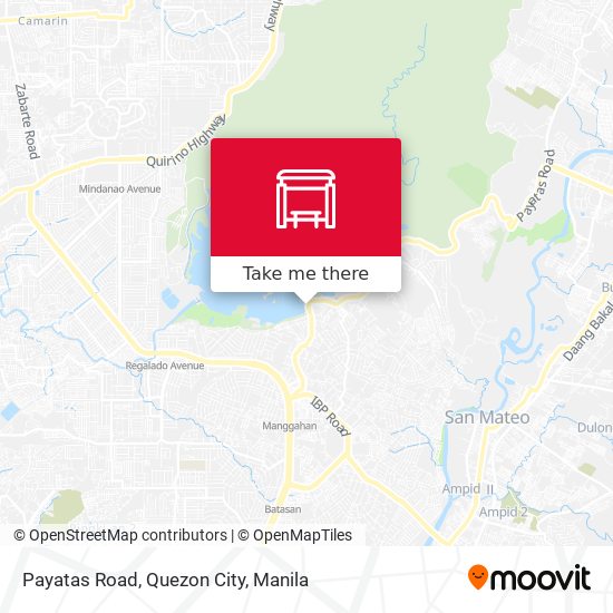 Payatas Road, Quezon City map