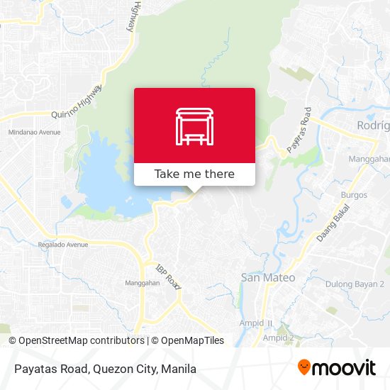 Payatas Road, Quezon City map