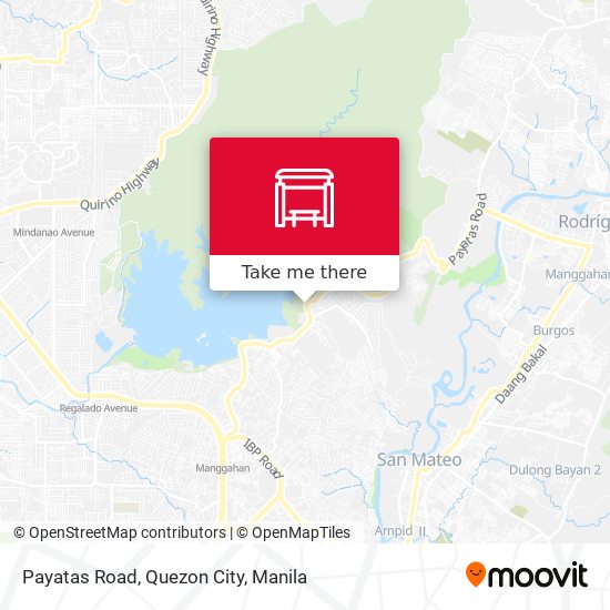 Payatas Road, Quezon City map