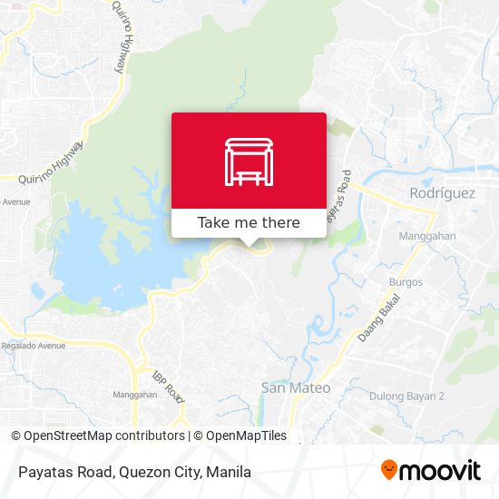 Payatas Road, Quezon City map