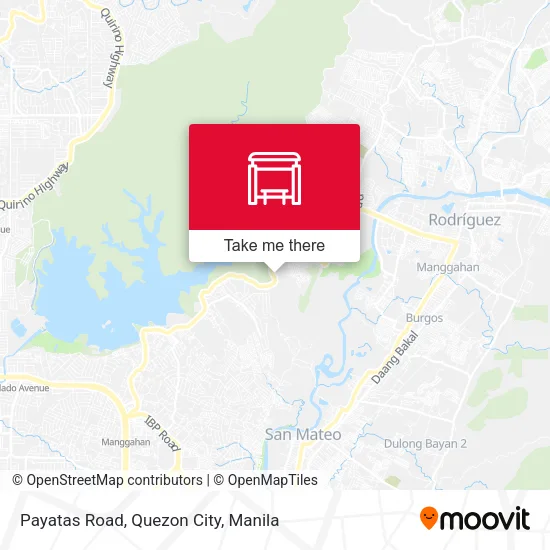 Payatas Road, Quezon City map