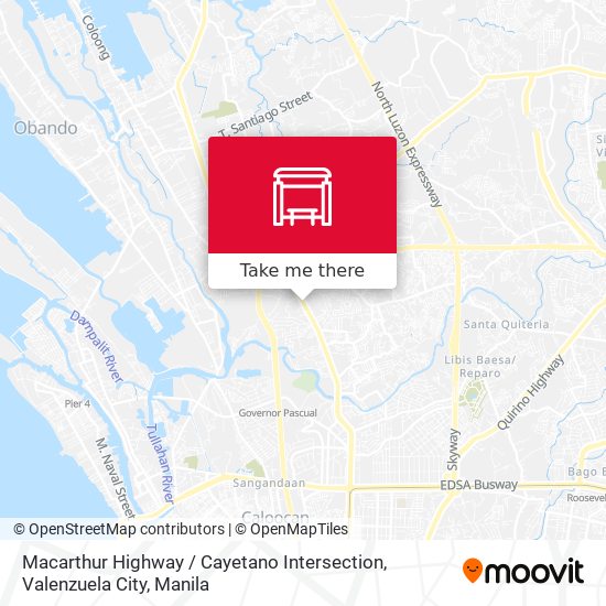 Macarthur Highway / Cayetano Intersection, Valenzuela City map