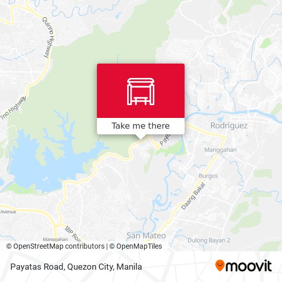 Payatas Road, Quezon City map