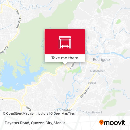 Payatas Road, Quezon City map