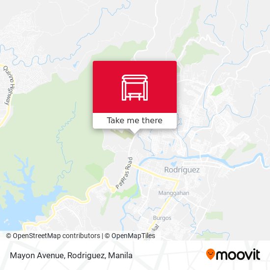 Mayon Avenue, Rodriguez map