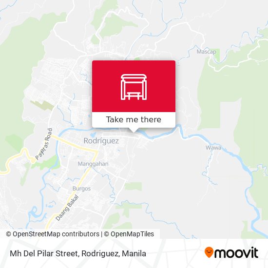 Mh Del Pilar Street, Rodriguez map