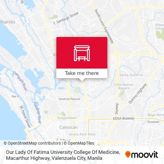 Our Lady Of Fatima University College Of Medicine, Macarthur Highway, Valenzuela City map