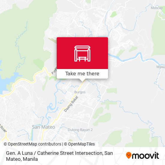 Gen. A Luna / Catherine Street Intersection, San Mateo map