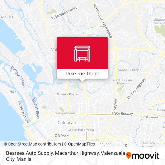 Bearsea Auto Supply, Macarthur Highway, Valenzuela City map