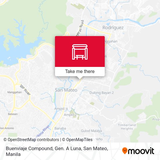 Buenviaje Compound, Gen. A Luna, San Mateo map
