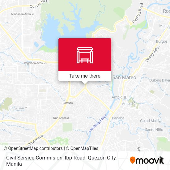 Civil Service Commision, Ibp Road, Quezon City map
