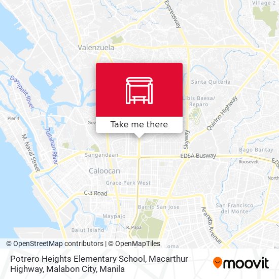 Potrero Heights Elementary School, Macarthur Highway, Malabon City map