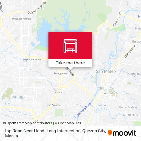 Ibp Road Near Lland- Lang Intersection, Quezon City map