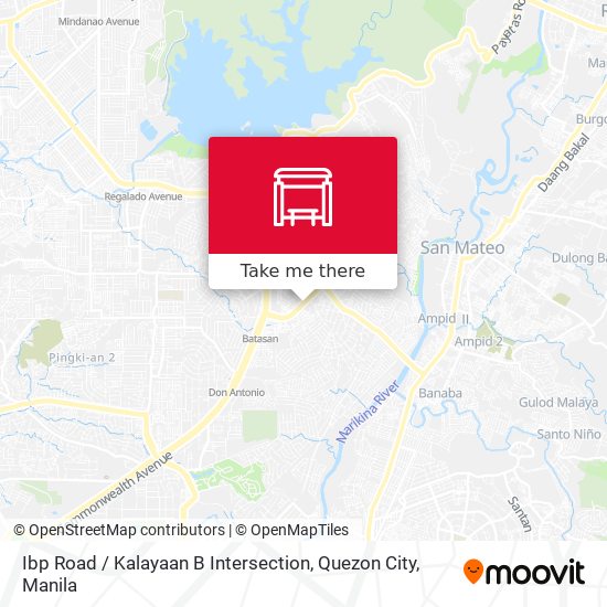 Ibp Road / Kalayaan B Intersection, Quezon City map