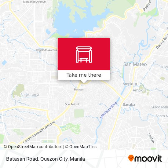 Batasan Road, Quezon City map