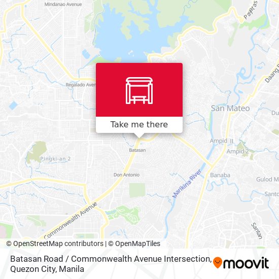 Batasan Road / Commonwealth Avenue Intersection, Quezon City map