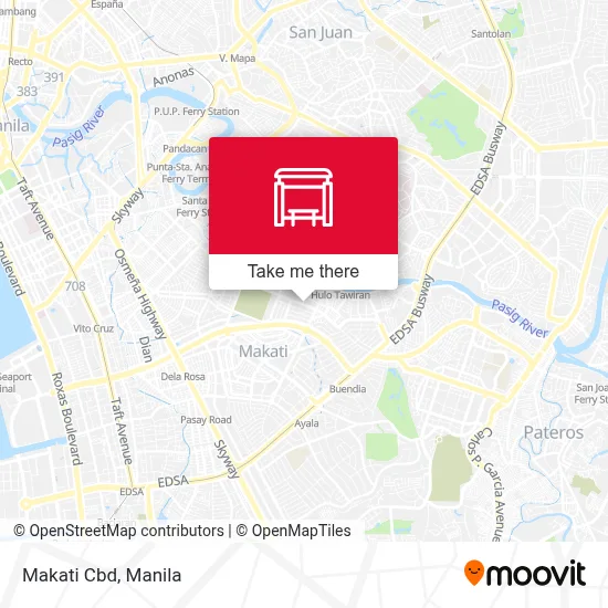 Makati Cbd map