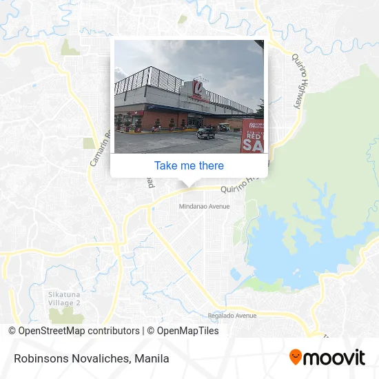 Robinsons Novaliches map