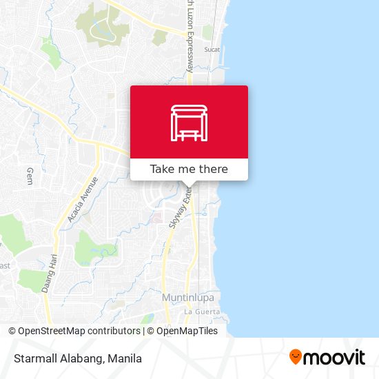 Starmall Alabang map