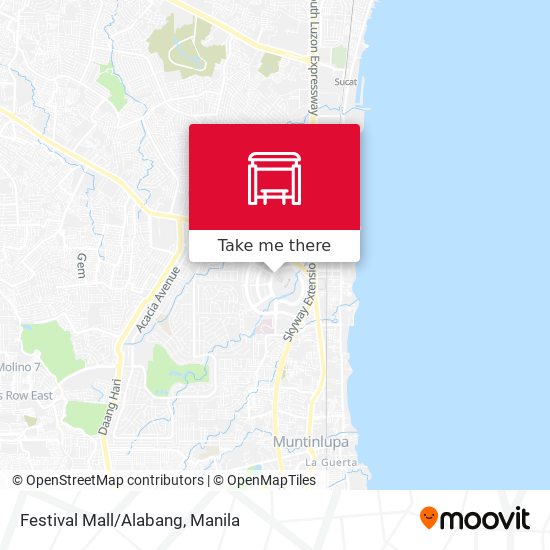 Festival Mall/Alabang map