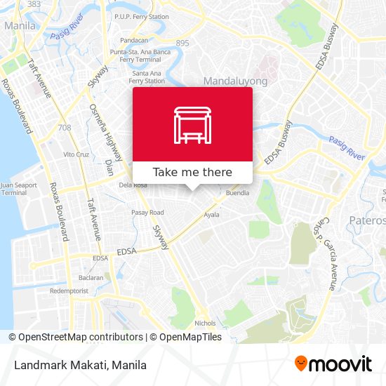 Landmark Makati map