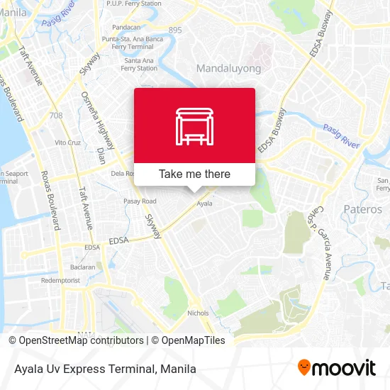 Ayala Uv Express Terminal map