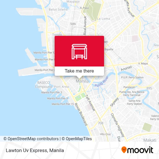 Lawton Uv Express map