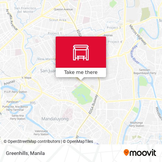 Greenhills map