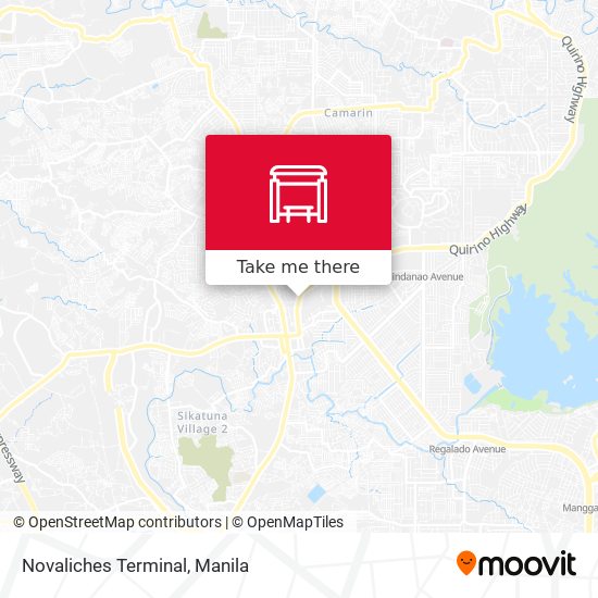 Novaliches Terminal map