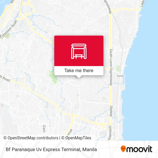 Bf Paranaque Uv Express Terminal map