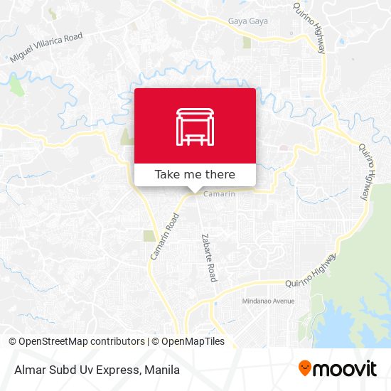 Almar Subd Uv Express map