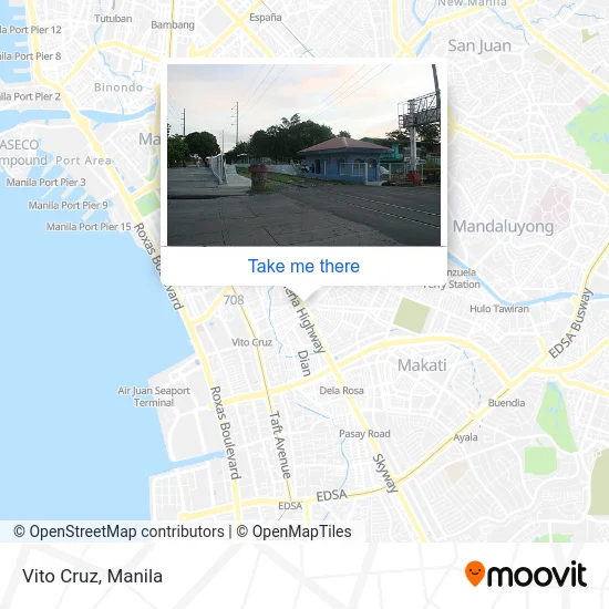 Vito Cruz map