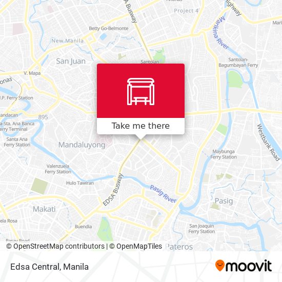 Edsa Central map